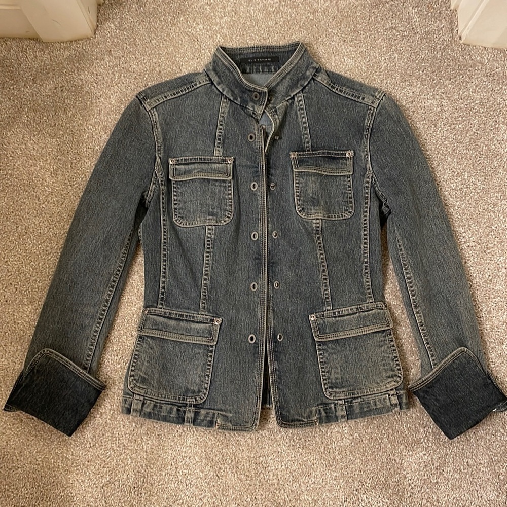 Elie  Tahari Denim Jacket